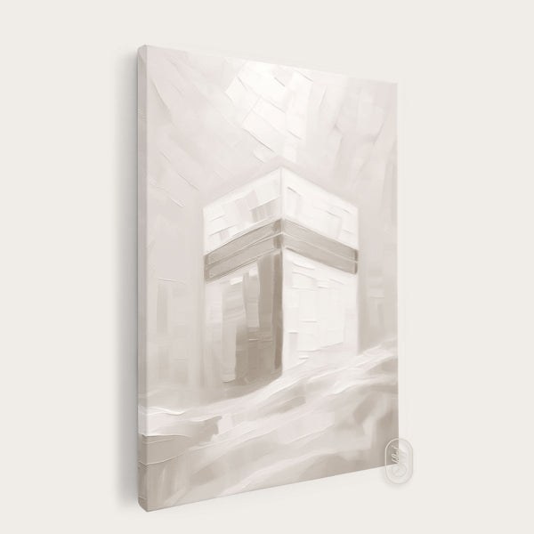 CANVAS | Modern Beige Abstract | Kaaba #1