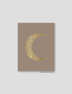 FOIL POSTER | Al Kursi Moon, Cashmere - Doenvang