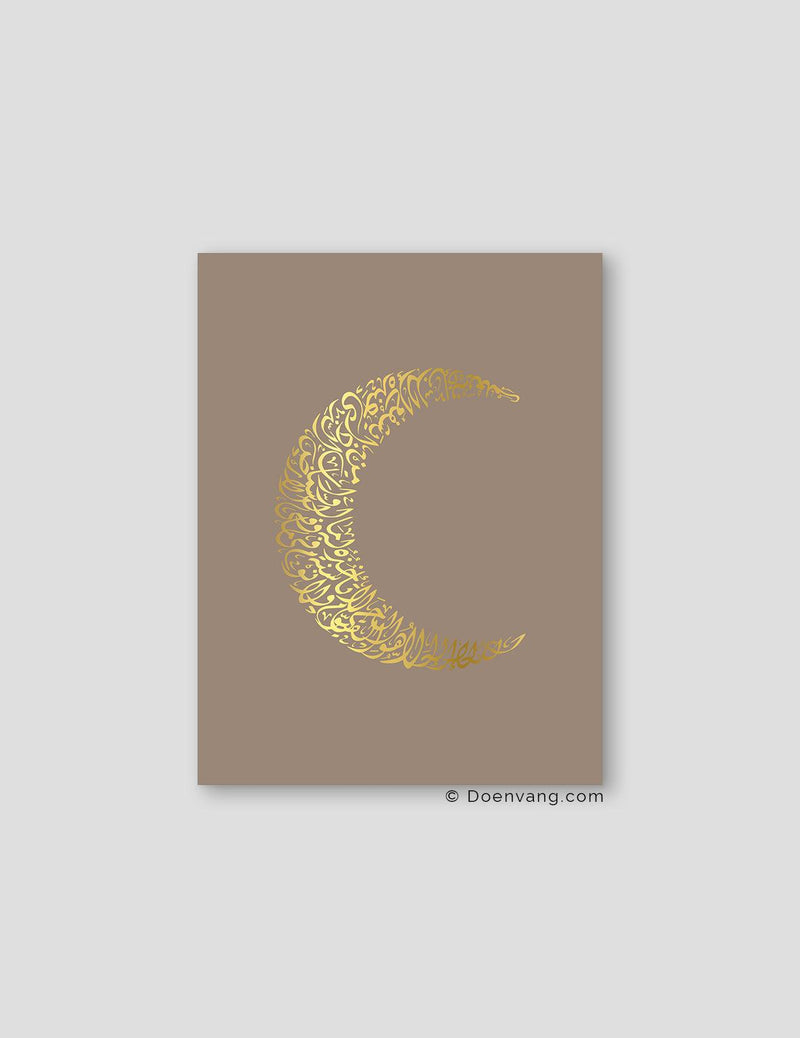 FOIL POSTER | Al Kursi Moon, Cashmere - Doenvang