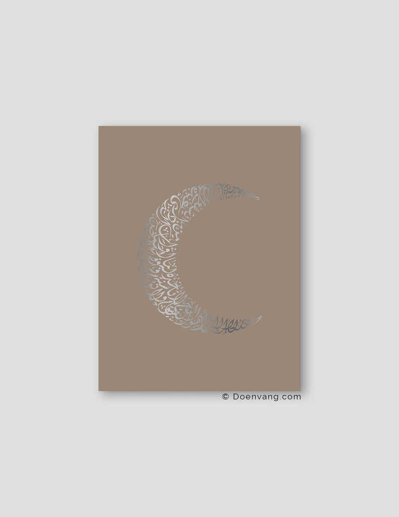 FOIL POSTER | Al Kursi Moon, Cashmere - Doenvang