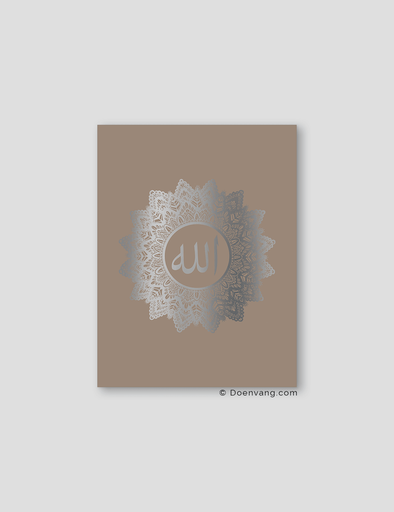 FOIL POSTER | Allah Mandala, Cashmere - Doenvang