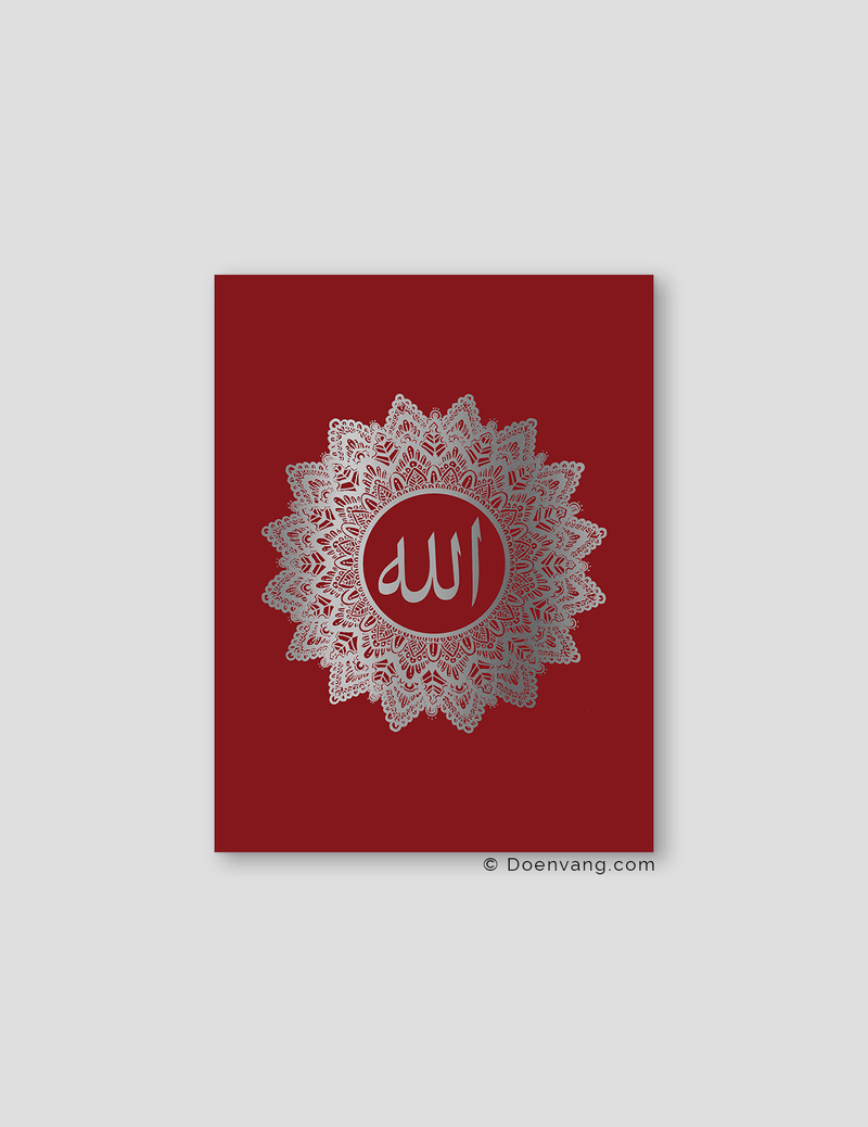 FOIL POSTER | Allah Mandala, Cherry - Doenvang