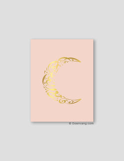 FOIL POSTER | Verily Moon, Nude - Doenvang