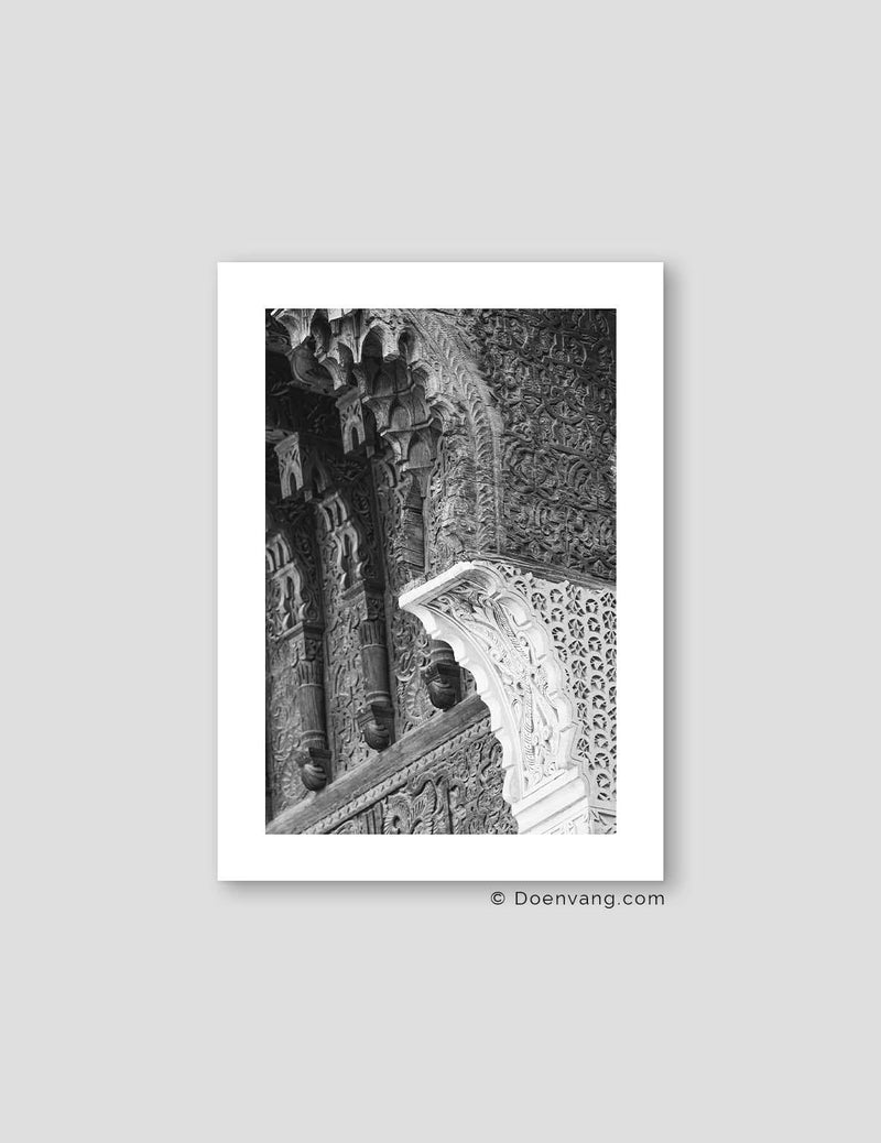 Moroccan Carvings Grey #1 | Morocco 2021 - Doenvang